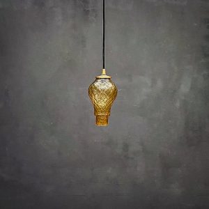 Suspension goutte ambrée