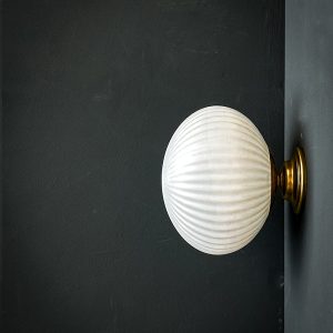 Suspension ovale striée petit modèle